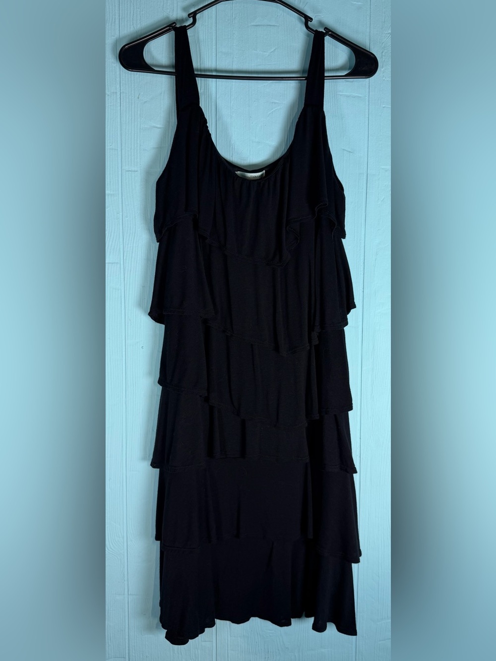 Maurices Black Layered Mini Ruffle Skirt